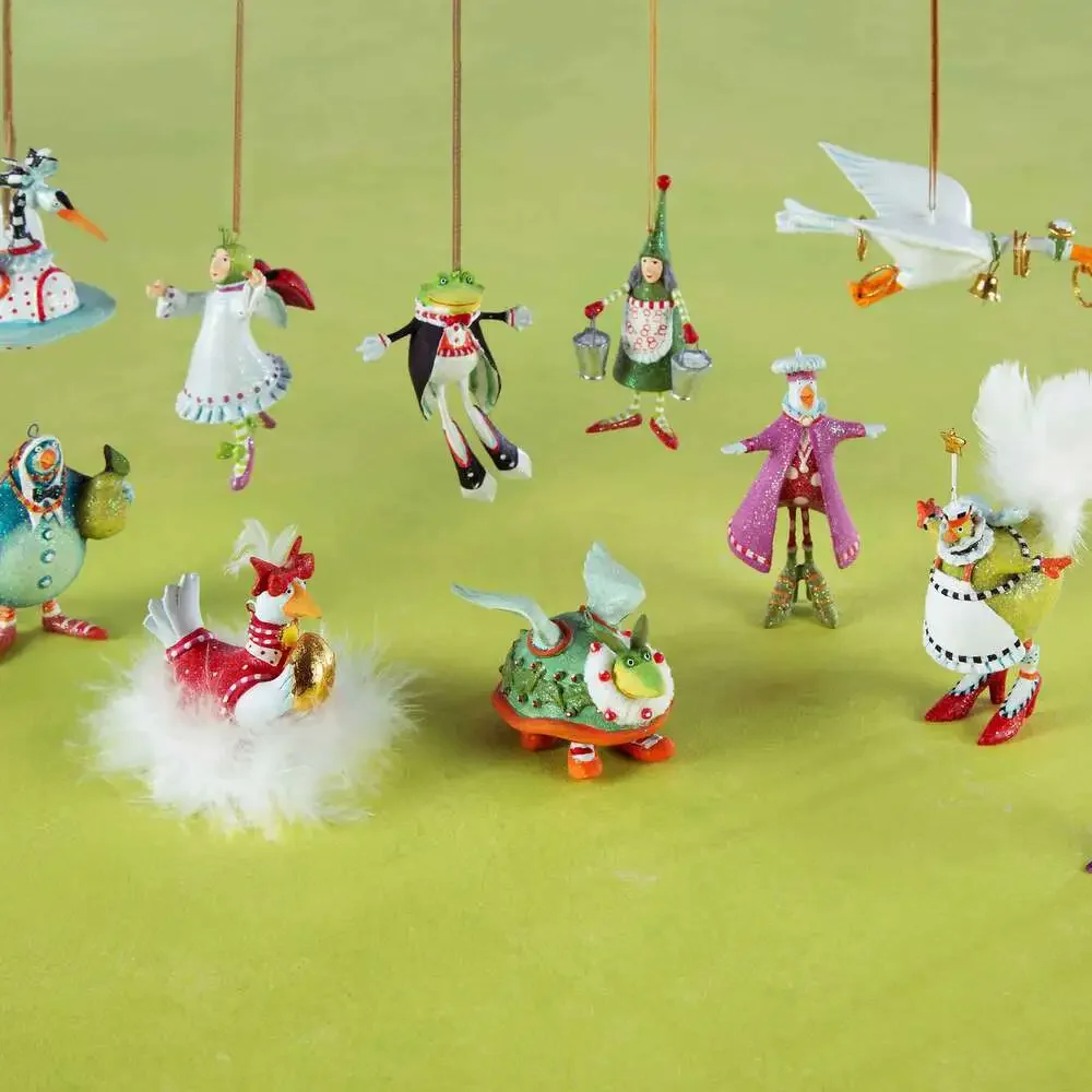 12 Days MINI Ornament by Patience Brewster — Four Calling Birds
